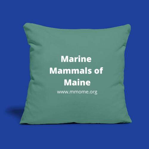 MMoME.org (Front) Black Welcome(Back) - Throw Pillow Cover 17.5” x 17.5”