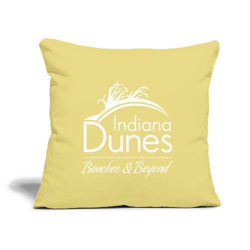 Indiana Dunes Beaches and Beyond - Throw Pillow Cover 17.5” x 17.5”
