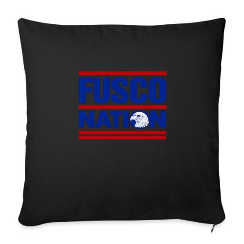 Fusco Nation with Eagle (250th Show Commemorative) - Throw Pillow Cover 17.5” x 17.5”