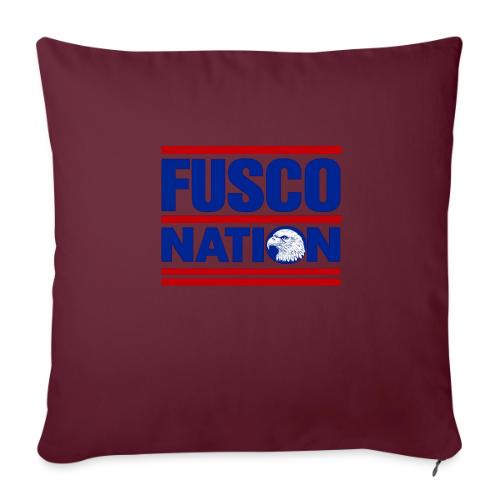 Fusco Nation with Eagle (250th Show Commemorative) - Throw Pillow Cover 17.5” x 17.5”