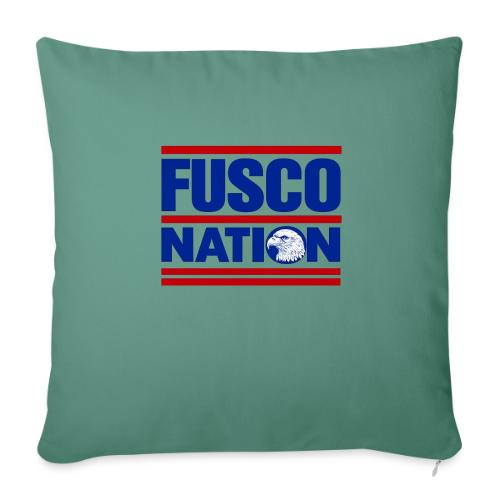 Fusco Nation with Eagle (250th Show Commemorative) - Throw Pillow Cover 17.5” x 17.5”