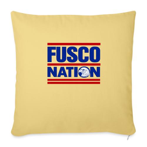 Fusco Nation with Eagle (250th Show Commemorative) - Throw Pillow Cover 17.5” x 17.5”