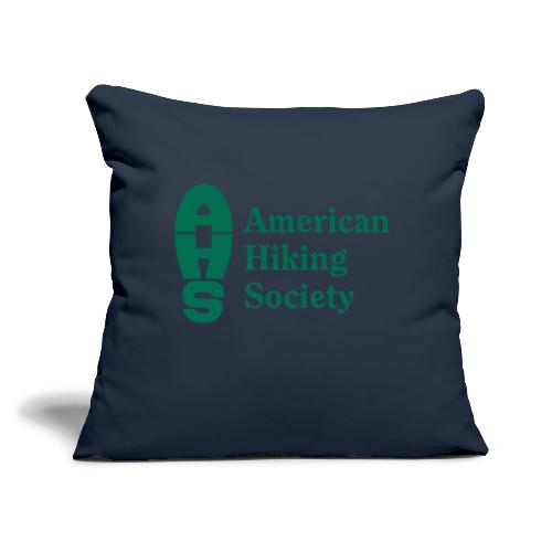 AHS logo green - Throw Pillow Cover 17.5” x 17.5”