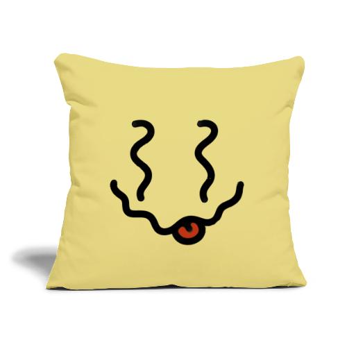 Buzzed without circle - Throw Pillow Cover 17.5” x 17.5”