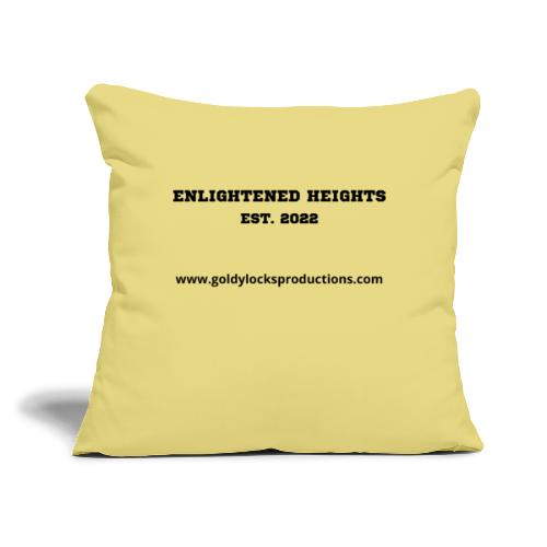 Enlightened Heights - Throw Pillow Cover 17.5” x 17.5”