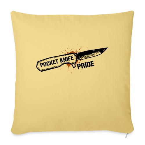 Pocket Knife Pride Rugged EDC Gear Tool Collector - Throw Pillow Cover 17.5” x 17.5”