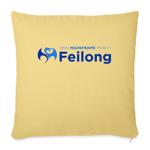 Feilong - Throw Pillow Cover 17.5” x 17.5”