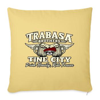  Justice And Truth Always Prevail - Throw Pillow Cover 17.5” x 17.5” - washed yellow - Front