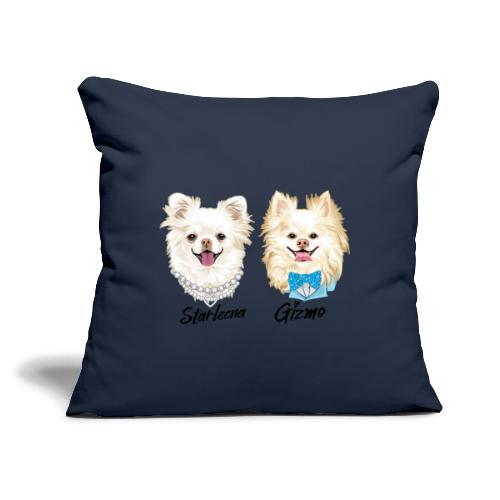 Starleena and Gizmo - Throw Pillow Cover 17.5” x 17.5”