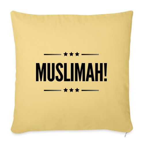 Muslimah BI 1445 - Throw Pillow Cover 17.5” x 17.5”