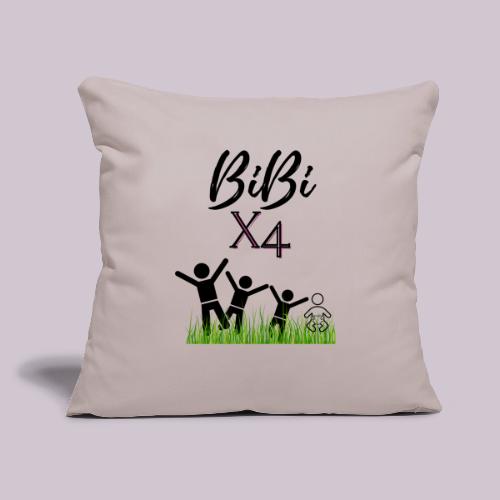 BiBi - Throw Pillow Cover 17.5” x 17.5”