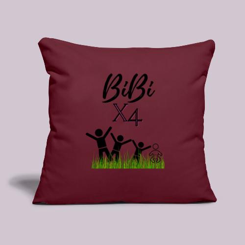 BiBi - Throw Pillow Cover 17.5” x 17.5”
