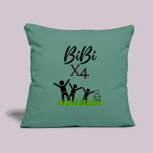 BiBi - Throw Pillow Cover 17.5” x 17.5”