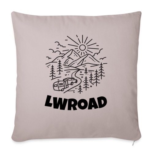 LWRoad YouTube Channel - Throw Pillow Cover 17.5” x 17.5”