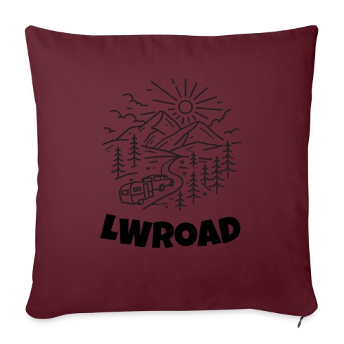 LWRoad YouTube Channel - Throw Pillow Cover 17.5” x 17.5”