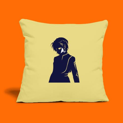 anime characters - t shirt print on demand - Throw Pillow Cover 17.5” x 17.5”