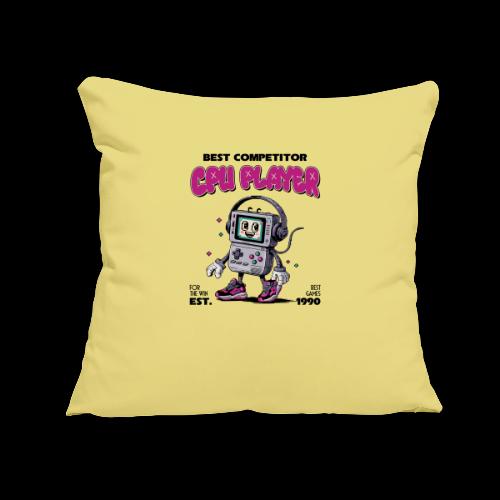 Best CPU Player 1990 - Throw Pillow Cover 17.5” x 17.5”