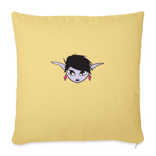Warcraft Baby Night Elf Baby - Throw Pillow Cover 17.5” x 17.5”