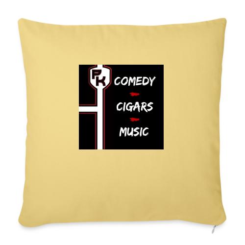 Comedy Cigars Music - Throw Pillow Cover 17.5” x 17.5”