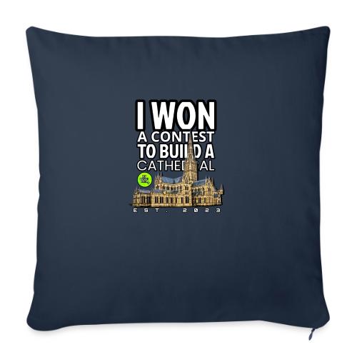 CONTEST WINNER - Throw Pillow Cover 17.5” x 17.5”