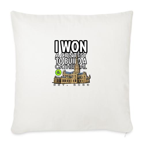 CONTEST WINNER - Throw Pillow Cover 17.5” x 17.5”