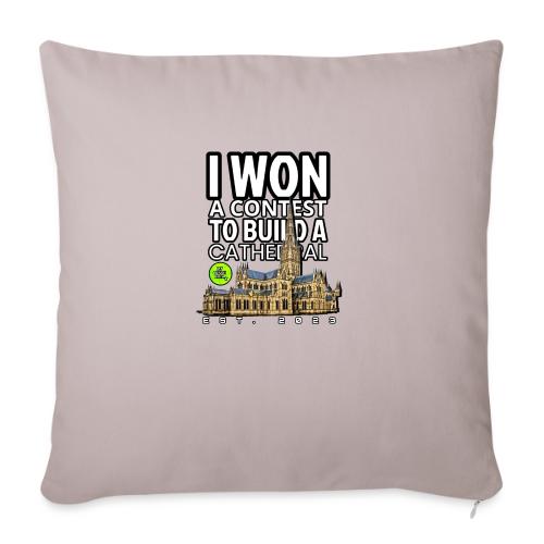 CONTEST WINNER - Throw Pillow Cover 17.5” x 17.5”