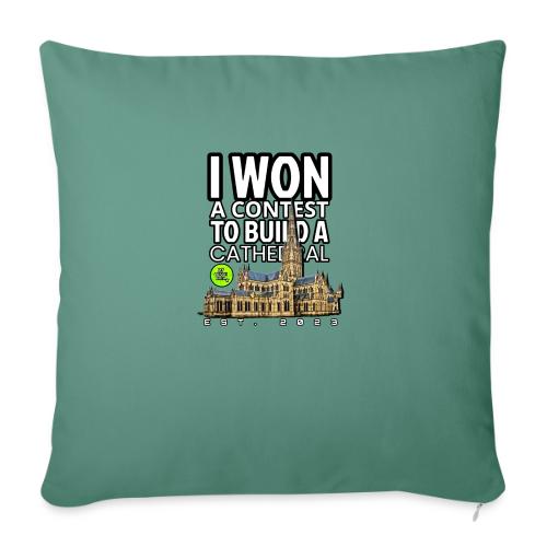 CONTEST WINNER - Throw Pillow Cover 17.5” x 17.5”