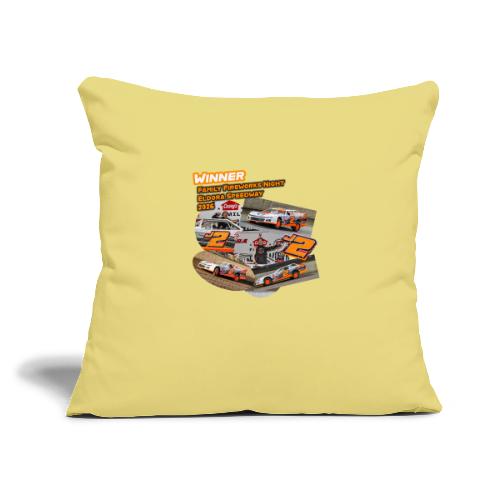 Rob Trent Eldora Speedway FFN#1 Design 1 - Throw Pillow Cover 17.5” x 17.5”
