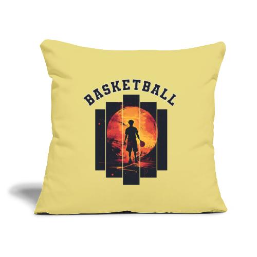 Basketball is My Game - Throw Pillow Cover 17.5” x 17.5”