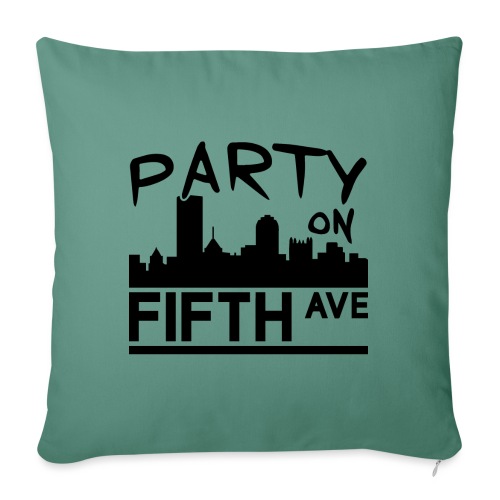 Party on Fifth Ave - Throw Pillow Cover 17.5” x 17.5”