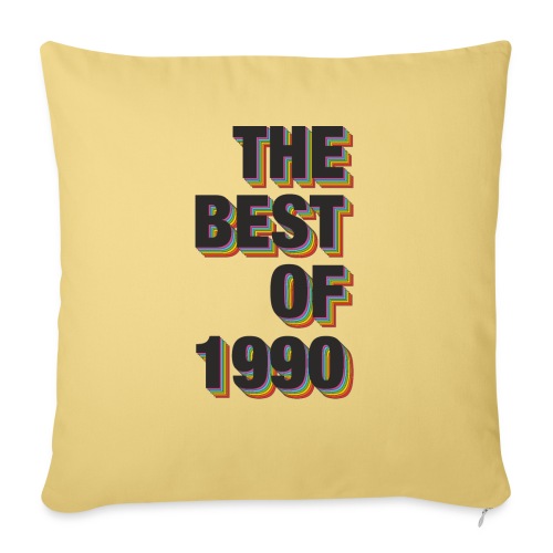 The Best Of 1990 - Throw Pillow Cover 17.5” x 17.5”