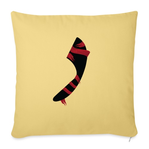 T-Shirt_Letter_Dal - Throw Pillow Cover 17.5” x 17.5”