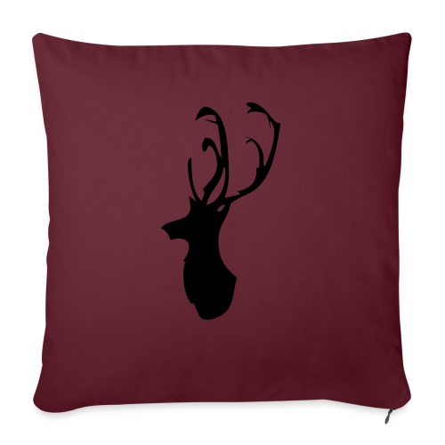 Mesanbrau Stag logo - Throw Pillow Cover 17.5” x 17.5”