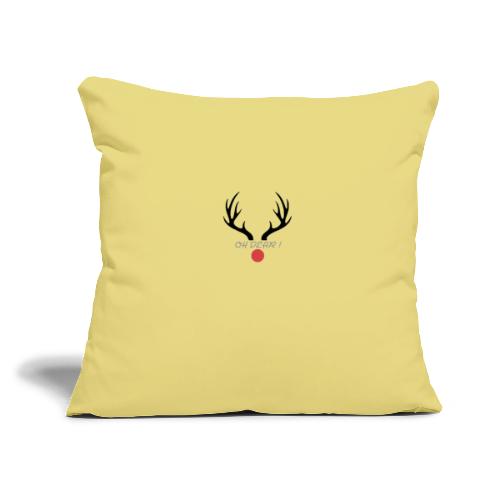 Oh Dear! - Throw Pillow Cover 17.5” x 17.5”