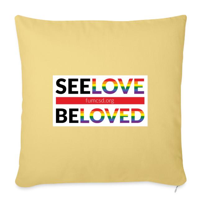 FUMCSD See Love, Be Loved: white design background