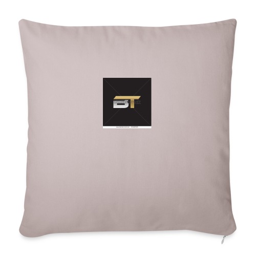 BT logo golden - Throw Pillow Cover 17.5” x 17.5”