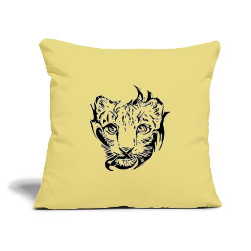 FUNNY CAT - Throw Pillow Cover 17.5” x 17.5”