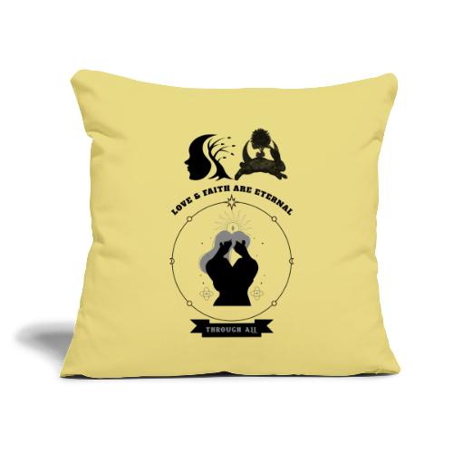 Love & Faith - Throw Pillow Cover 17.5” x 17.5”