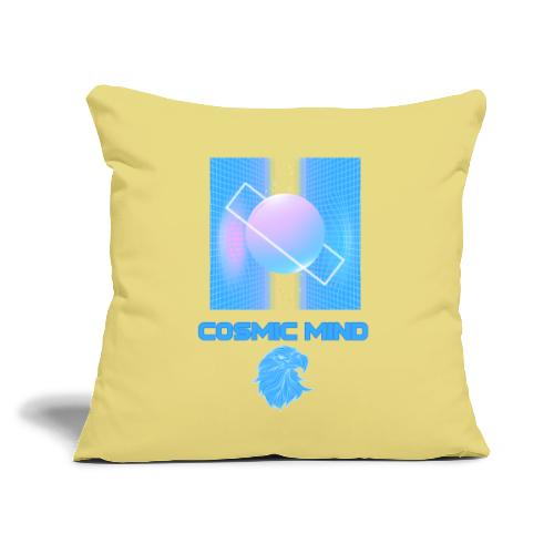 Cosmic Mind - Throw Pillow Cover 17.5” x 17.5”