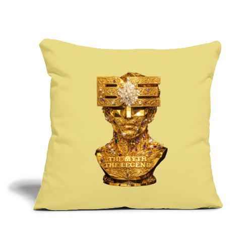 Be the Myth the Legend - Throw Pillow Cover 17.5” x 17.5”
