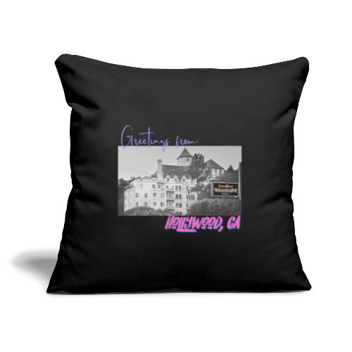 GREETINGS FROM HOLLYWOOD - Throw Pillow Cover 17.5” x 17.5”