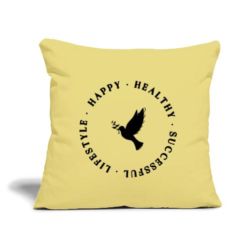 HHSL DOVE - Throw Pillow Cover 17.5” x 17.5”