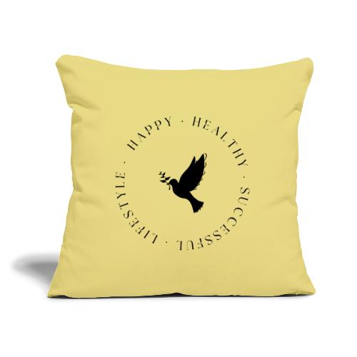 HHSL DOVE - Throw Pillow Cover 17.5” x 17.5”