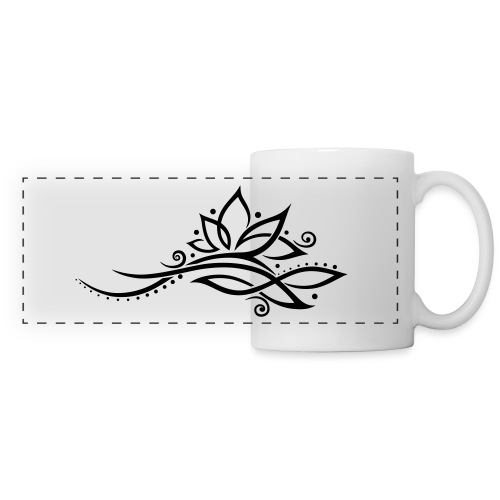 Lotus Flower Yoga - Panoramic Mug