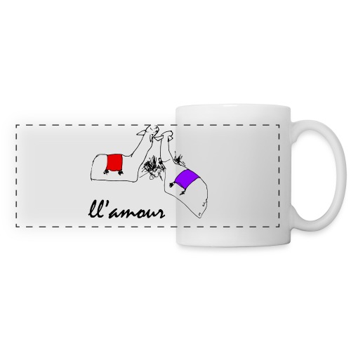 Llamour (color version). - Panoramic Mug