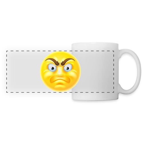 Angry Emoticon - Panoramic Mug