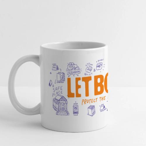 Let Books Be by Mikey Burton - Panoramic Mug