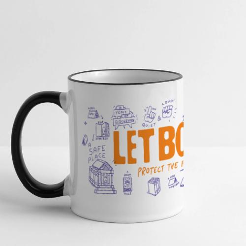 Let Books Be by Mikey Burton - Panoramic Mug