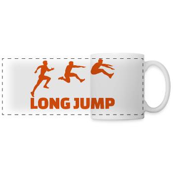 Long Jump - Panoramic Mug - white - Front