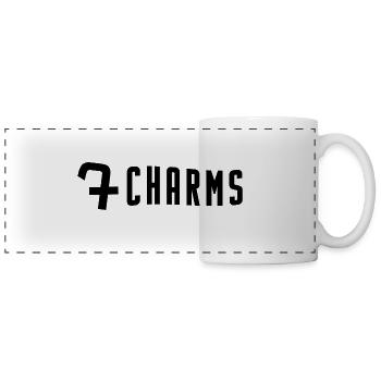 7Charms Logo Mono Black - Panoramic Mug - white - Front